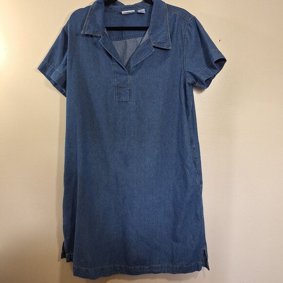 The Vermont Country Store jean dress size medium - Picture 1 of 3